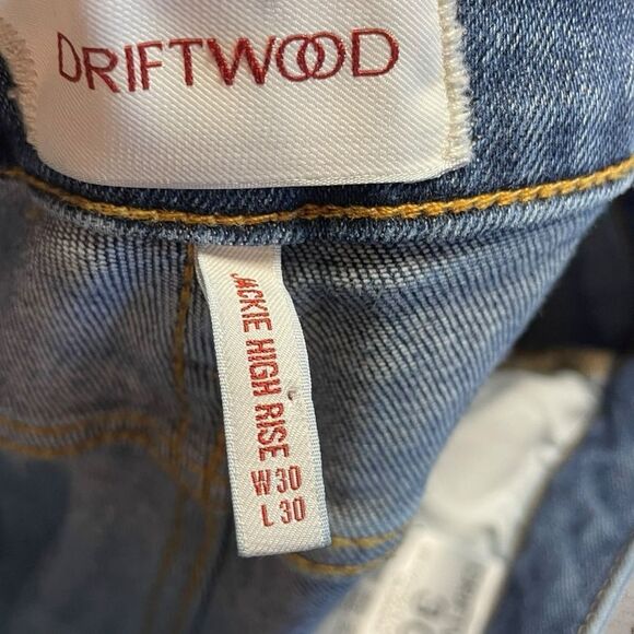 DRIFTWOOD Jackie High Rise Blue Jeans 30/30 - Picture 3 of 4